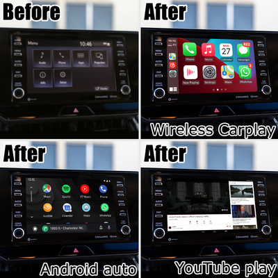 تويوتا هارير فينزا اندرويد 13 واجهة الفيديو الوسائط المتعددة 2019-حاضر carplay لاسلكي اندرويد أوتو