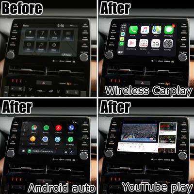 8 بوصة Android auto carplay واجهة الفيديو واجهة الفيديو لتويوتا أفالون تاتش 3 2018-الحاضر