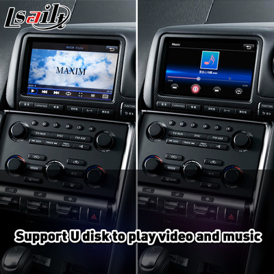 Lsailt Android Auto Carplay Interface لنيسان GTR GT-R R35 Nismo 2008-2010