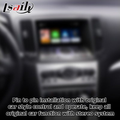 وحدة السيارات اللاسلكية android carplay لـ إنفينيتي G37 G25 Q40 Q60370GT Skyline 08IT