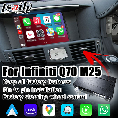 إنفينيتي Q70 M35 M37 نيسان فوجا لاسلكي كاربلاي أندرويد حل تلقائي IT08 08IT