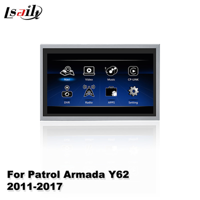شاشة Lsailt Car Multimedia لسيارة نيسان باترول Y62 2011-2017 مع نظام تشغيل أندرويد أوتو لاسلكي