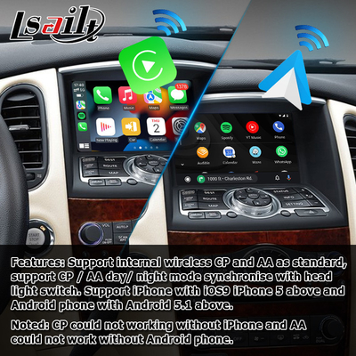 سيارة لاسلكية تعمل بنظام أندرويد للسيارة إنفينيتي EX35 EX25 EX37 QX50 EX IT08 08IT