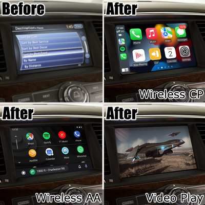 إنفينيتي QX80 QX56 Z62 اللاسلكية كاربلاي أندرويد السيارات واجهة الوسائط المتعددة IT08
