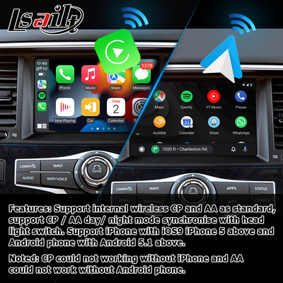 إنفينيتي QX80 QX56 Z62 اللاسلكية كاربلاي أندرويد السيارات واجهة الوسائط المتعددة IT08