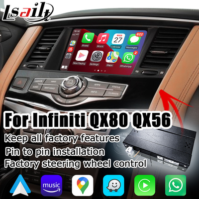 إنفينيتي QX80 QX56 Z62 اللاسلكية كاربلاي أندرويد السيارات واجهة الوسائط المتعددة IT08