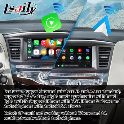 إنفينيتي JX35 QX60 اللاسلكية كاربلاي الروبوت واجهة تلقائية حل ترقية غير ضرر