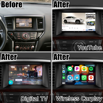 نيسان باثفايندر R52 Android ترقية شاشة الوسائط المتعددة IT06 06It نظام carplay