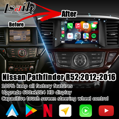نيسان باثفايندر R52 Android ترقية شاشة الوسائط المتعددة IT06 06It نظام carplay