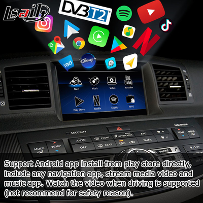إنفينيتي M35 M45 Nissan Fuga HD متعددة الأصابع تعمل باللمس ترقية واجهة carplay android auto video