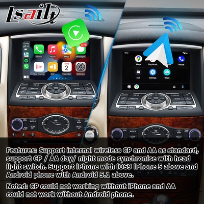 إنفينيتي QX50 EX EX35 EX25 EX37 Nissan Skyline Crossover Android HD شاشة carplay android auto ترقية