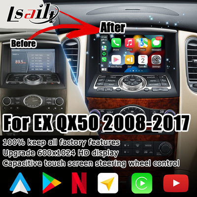إنفينيتي QX50 EX EX35 EX25 EX37 Nissan Skyline Crossover Android HD شاشة carplay android auto ترقية