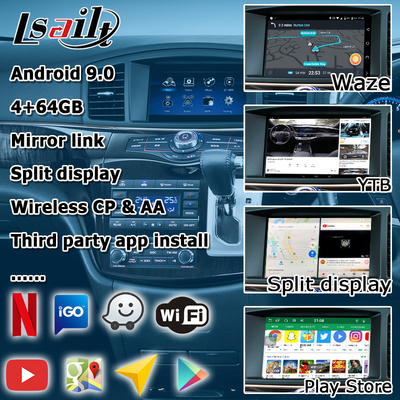 Nissan Elgrand E52 HD muti finger touch HD شاشة ترقية لاسلكية carplay android auto