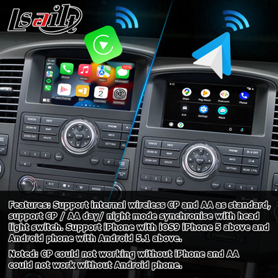 ترقية شاشة تعمل باللمس متعددة الأصابع عالية الدقة لـ Nissan Pathfinder R51 carplay android auto