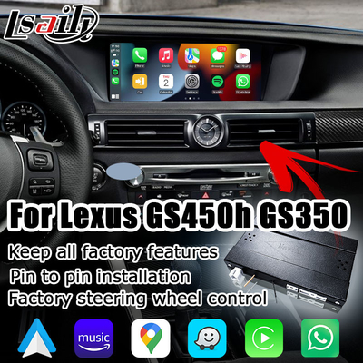 واجهة تلقائية آلية تعمل بنظام android carplay لكزس GS450h GS350 GS200t من Lsailt