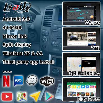 نيسان باثفايندر IT08 R51 HD شاشة ترقية صندوق التنقل اللاسلكي carplay android