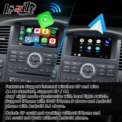 نيسان باثفايندر IT08 R51 HD شاشة ترقية صندوق التنقل اللاسلكي carplay android