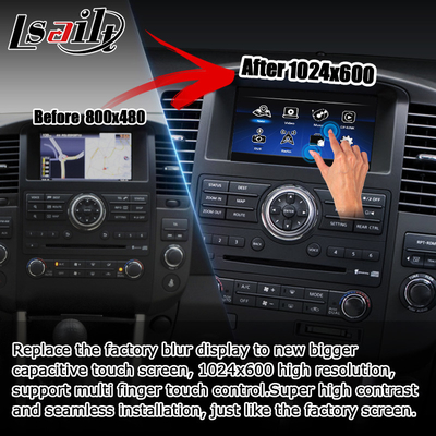 نيسان باثفايندر IT08 R51 HD شاشة ترقية صندوق التنقل اللاسلكي carplay android