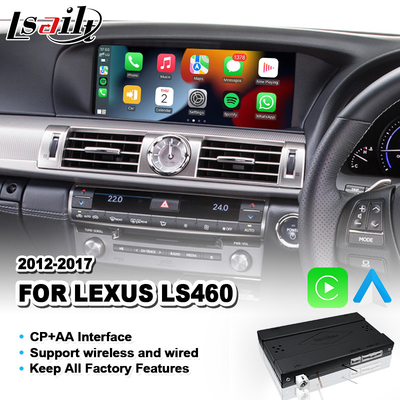 واجهة كاربلاي لاسلكية تعمل بنظام أندرويد لكزس LS 460600h LS460 F-Sport AWD 2012-2017