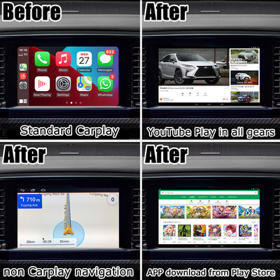 OEM Carplay القائم على Android Interface AI Box لنيسان باترول Y62 2020