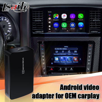 OEM Carplay القائم على Android Interface AI Box لنيسان باترول Y62 2020