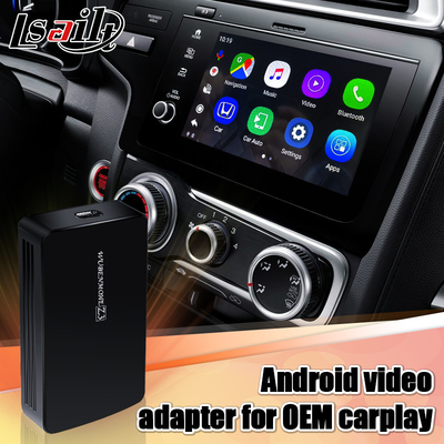 Android Interface AI Box مع Carplay الأصلي من مصنع OEM على هوندا وطرازات السيارات الأخرى