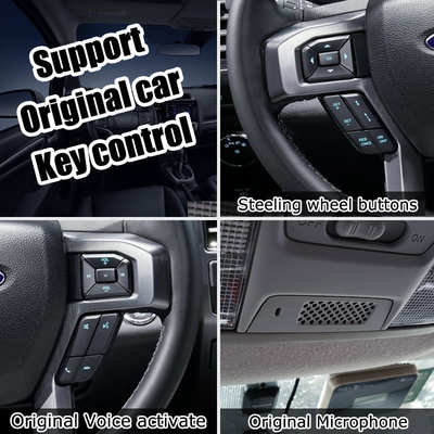 صندوق AI لواجهة فيديو الوسائط المتعددة بنظام أندرويد سعة 64 جيجا لسيارات Ford SYNC3