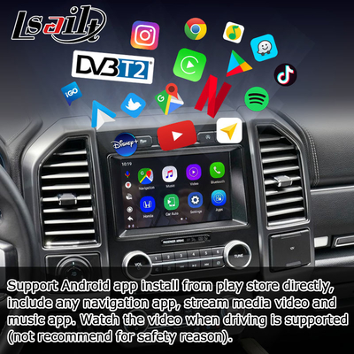 صندوق AI لواجهة فيديو الوسائط المتعددة بنظام أندرويد سعة 64 جيجا لسيارات Ford SYNC3