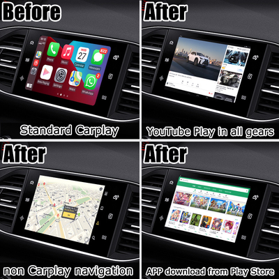 بيجو سيتروين GPS للملاحة AI Box Car Navigation Video Interface