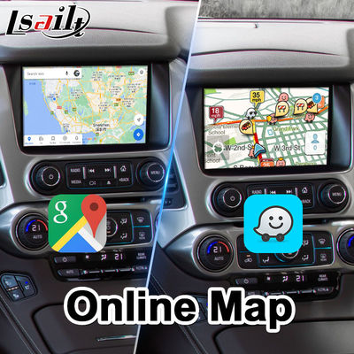 واجهة فيديو الوسائط المتعددة Lsailt Android Carplay لسيارات شيفروليه جي إم سي تاهو 2014-2019