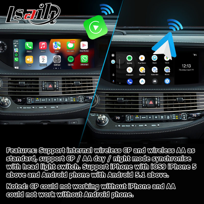 لكزس LS500 LS500h LS350 اللاسلكية carplay android واجهة النسخ المتطابق للشاشة