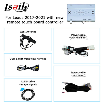نظام تشغيل تلقائي لاسلكي يعمل بنظام Android لعرض شاشة Lexus LM300h LM350 LM