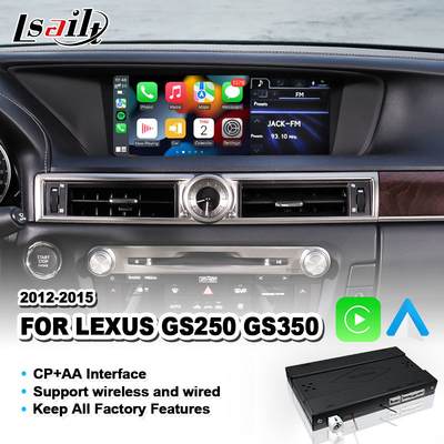 واجهة كاربلاي لاسلكية تعمل بنظام أندرويد لكزس GS250 GS350 GS 350 2012-2015