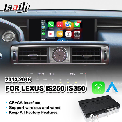 واجهة Carplay اللاسلكية للكزس IS250 IS350 IS 250 التحكم في الماوس 2013-2016