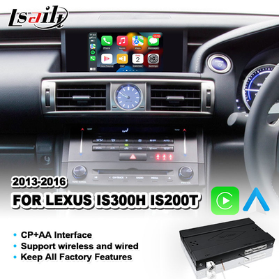 CP + AA Car OEM Integration Video Interface لليكسوس IS300H IS200T IS 300h التحكم بالفأرة 2013-2016