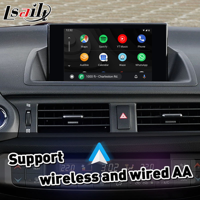 واجهة Android Auto Carplay لمراقبة الفأرة لليكسوس CT200H CT 200h 2014-2017