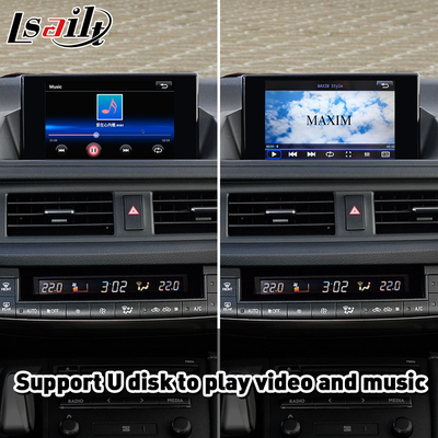 واجهة Android Auto Carplay لمراقبة الفأرة لليكسوس CT200H CT 200h 2014-2017