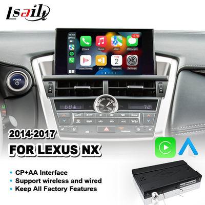 واجهة Android Auto Carplay اللاسلكية لكزس NX300H NX200T NX 300h 2014-2017
