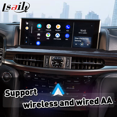 واجهة أندرويد آوتو كاربلاي اللاسلكية لليكسوس LX570 LX 570 LX450D 2016-2021