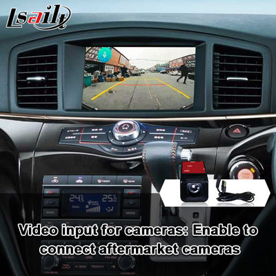واجهة Nissan CarPlay مع Android Auto و YouTube و Spotify لـ Elgrand و Patrol و Armada و Pathfinder
