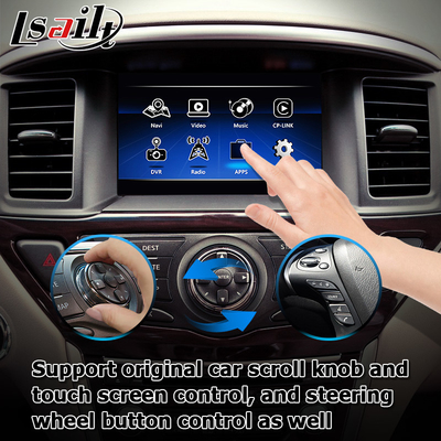 صندوق ملاحة تلقائي يعمل بنظام أندرويد من Carplay لاسلكي لنيسان باثفايندر R52 2017-2021