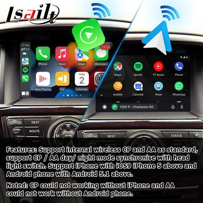 صندوق ملاحة تلقائي يعمل بنظام أندرويد من Carplay لاسلكي لنيسان باثفايندر R52 2017-2021