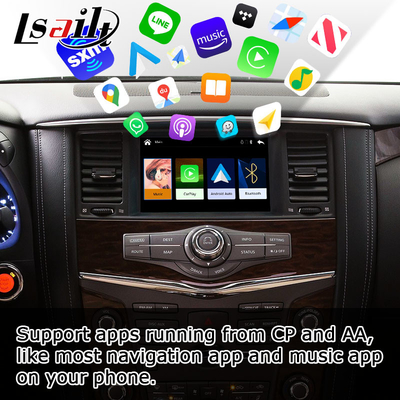نيسان باترول Y62 اللاسلكي كاربلاي أندرويد أوتوماتيكي ترقية نمط OEM بواسطة Lsailt