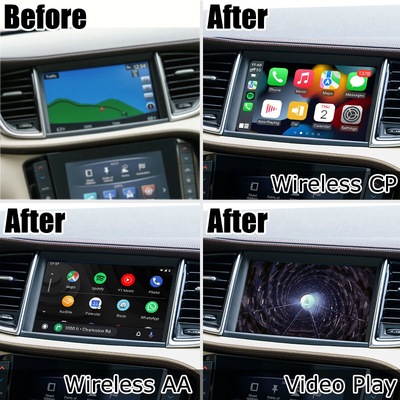 صندوق وسائط لاسلكي Carplay Android Auto لترقية Infiniti QX50 2018 OEM
