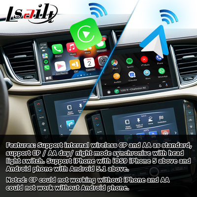 صندوق وسائط لاسلكي Carplay Android Auto لترقية Infiniti QX50 2018 OEM