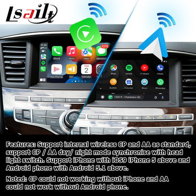 إنفينيتي QX60 OEM style wireless carplay android للترقية التلقائية