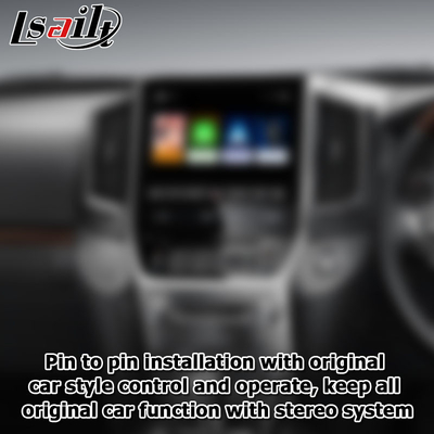 تويوتا لاند كروزر LC200 OEM style wireless carplay android auto ترقية واجهة الوسائط المتعددة