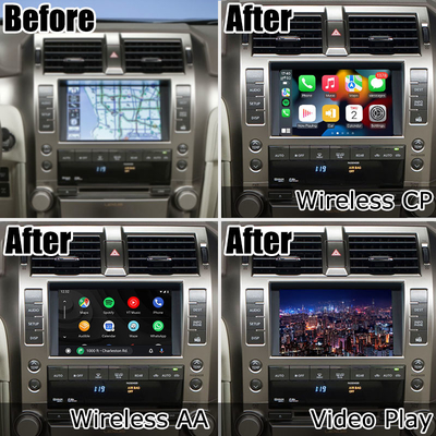 ترقية Apple carplay Android auto لأسلوب Lexus GX460 OEM دمج الترقية
