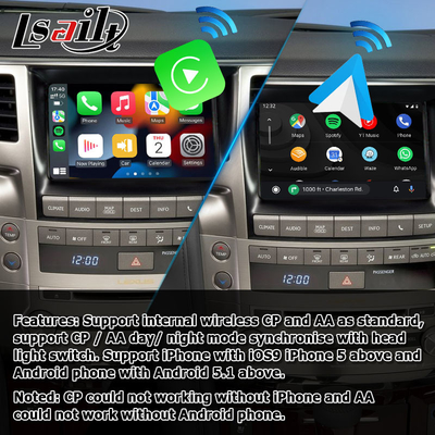 لكزس LX570 اللاسلكية كاربلاي أندرويد صندوق واجهة ترقية نمط السيارات OEM