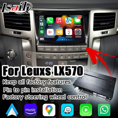 لكزس LX570 اللاسلكية كاربلاي أندرويد صندوق واجهة ترقية نمط السيارات OEM